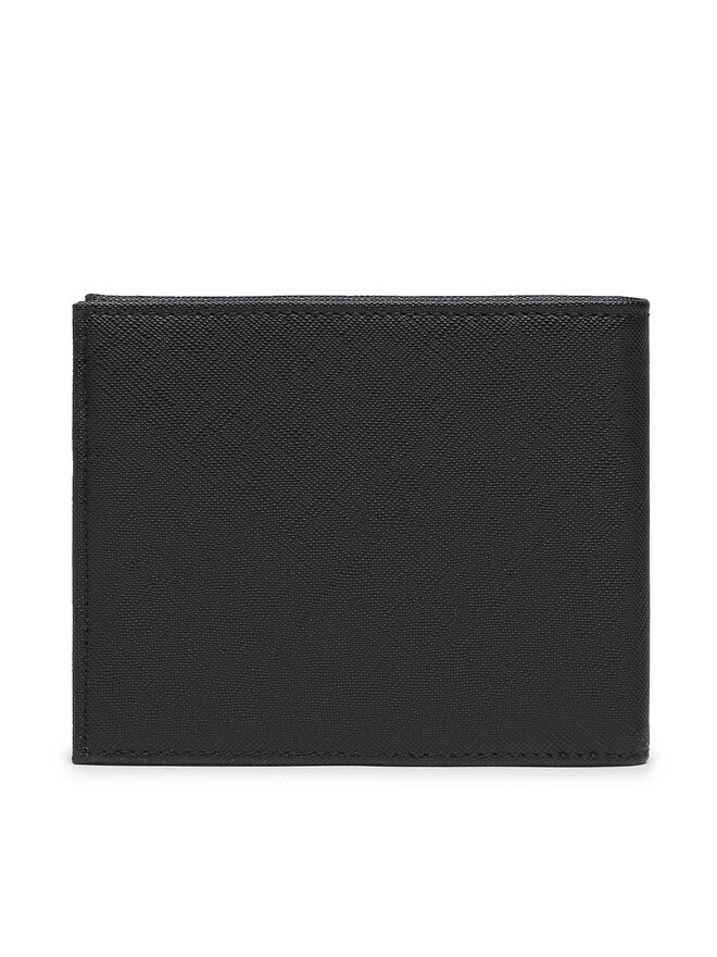 Guess Große Herren Geldbörse Guess Certosa Saffiano Smart SMECRS LEA24 Schwarz