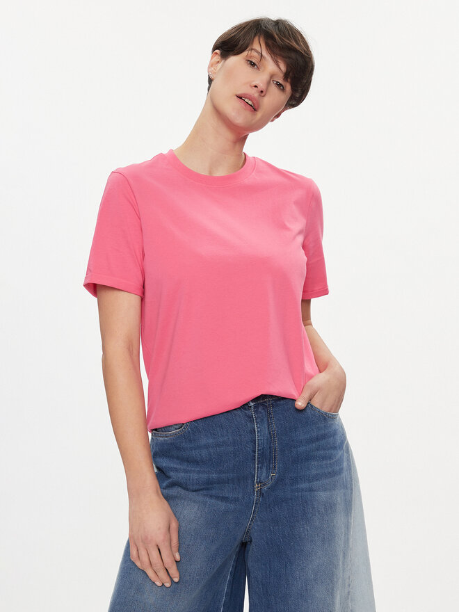 Pieces Pieces Camiseta Ria 17086970 Rosa Regular Fit