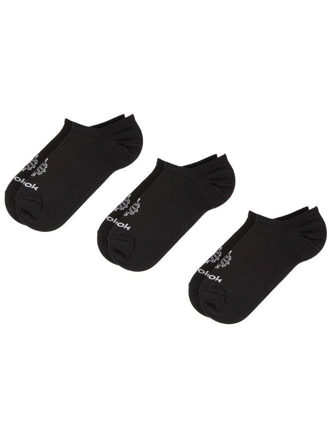 Reebok Kurze Socken Reebok Cl Fo Invisible 3P CV8485 Schwarz