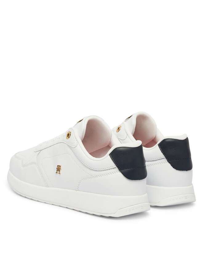 Tommy Hilfiger Sneakers Tommy Hilfiger Corporate Mix Mat Runner FW0FW09318 Alb