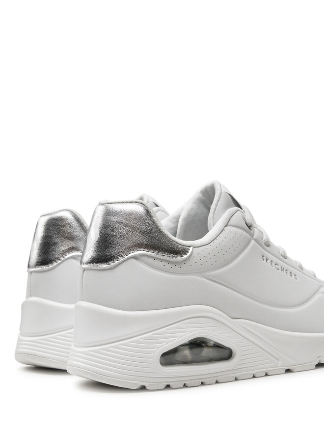 Skechers Сникърси Skechers Uno Shimmer Away 155196/WSL Бял