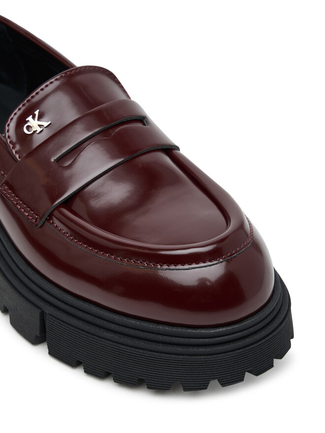 Calvin Klein Półbuty Calvin Klein Scarpa Bassa V4A4-83130-1453 Bordowy