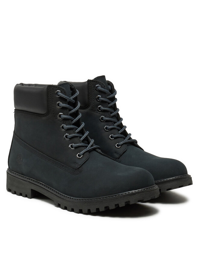 Lumberjack Schnürstiefeletten Lumberjack Riverone SMD4101-001-D01 Dunkelblau