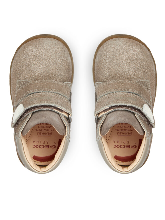 Geox Schnürschuhe Geox B Macchia Girl B164PC 07722 C9006 Grau