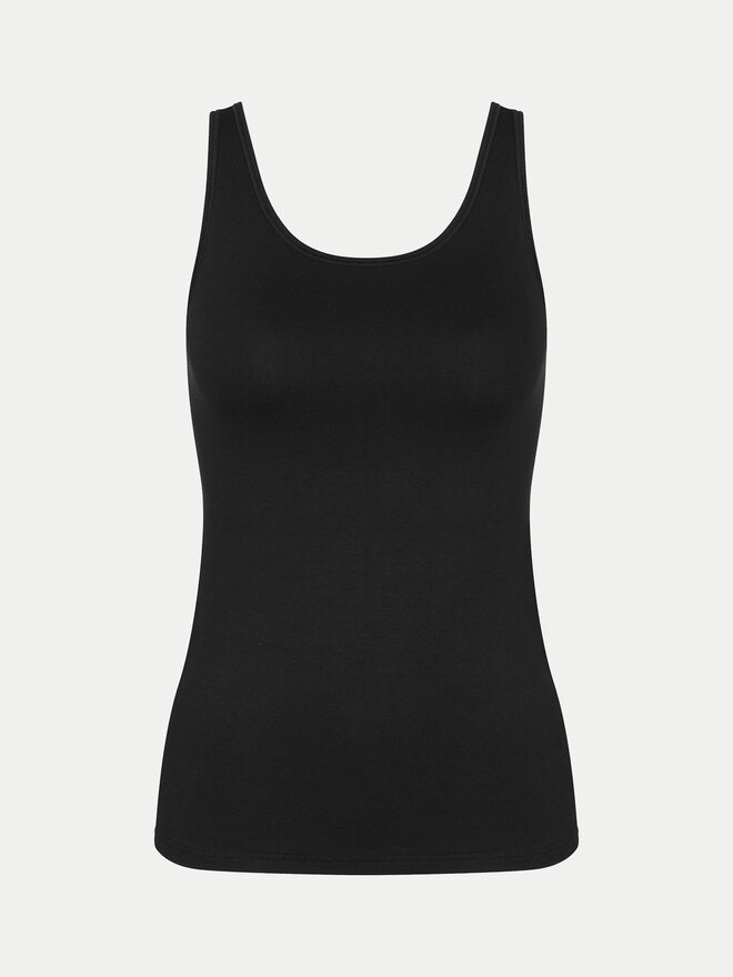 Triumph Triumph Marškinėliai Sense Of Cotton 10224974 Juoda Slim Fit