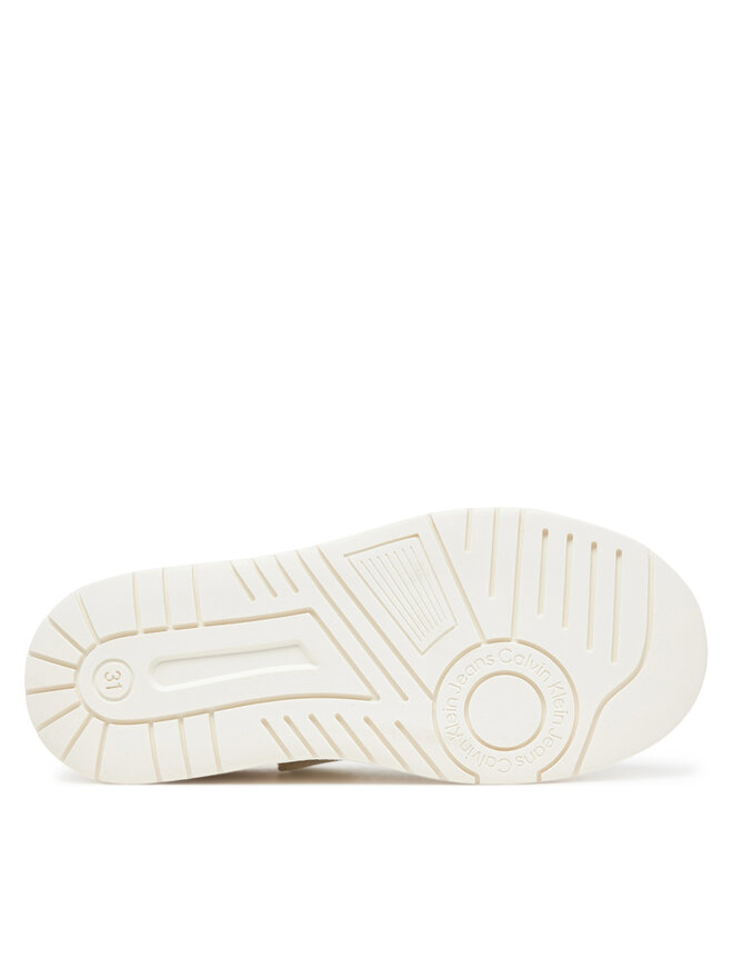 Calvin Klein Jeans Sneakersy Calvin Klein Jeans Low Cut Lace-Up V3A9-82015-1355A M Biela