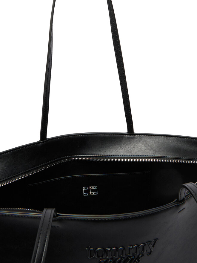 Tommy Jeans Handtasche Tommy Jeans Tjw Must Tote AW0AW18455 Schwarz