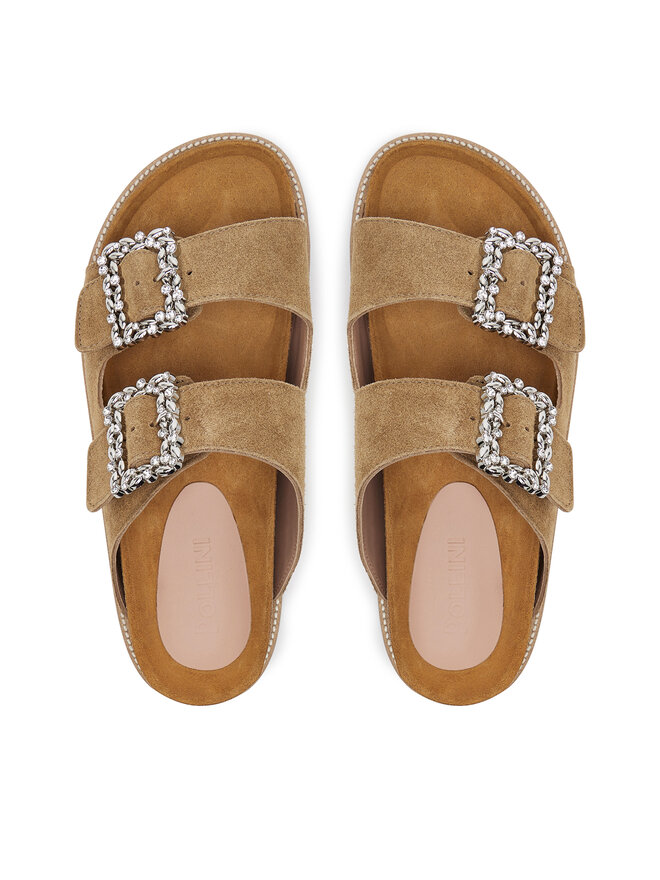Pollini Pantoletten Pollini SA28373G0MTF0209 Khakifarben