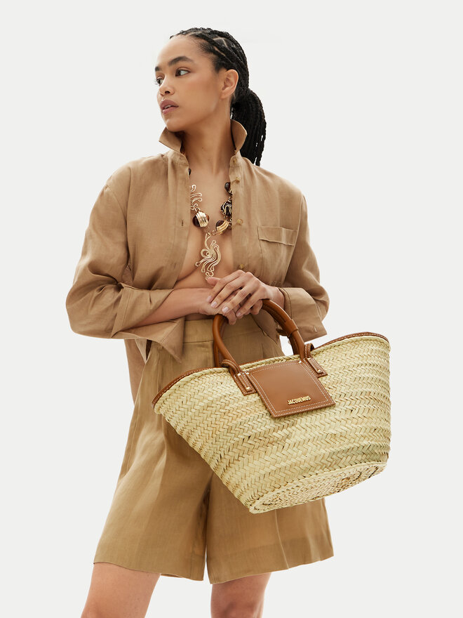 JACQUEMUS Сумка JACQUEMUS Le Panier Soli 23E223BA045-3072 Бежевий