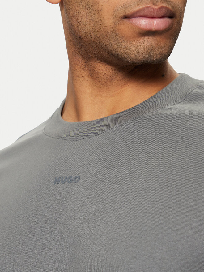 HUGO HUGO Camiseta Dapolino 50488330 Gris Relaxed Fit