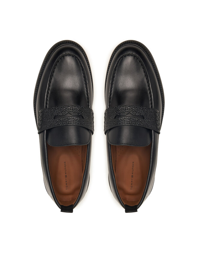 Tommy Hilfiger Slipper Tommy Hilfiger Corporate Casual FM0FM05968 Schwarz