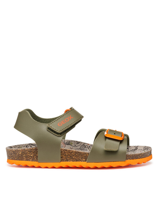 Geox Sandály Geox J Ghita J028LB 0009F C0623 S Khaki