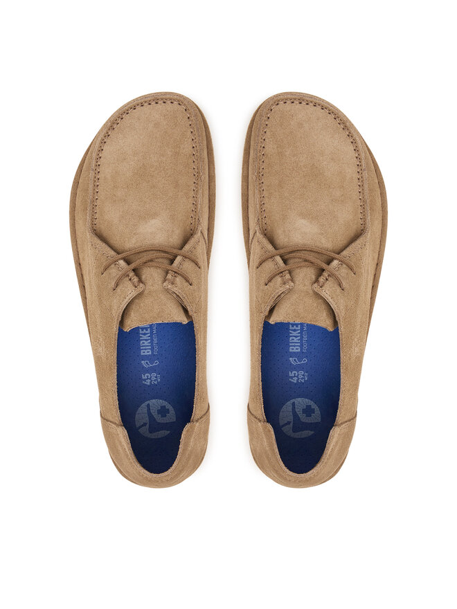 Birkenstock Туфлі Birkenstock Utti Lace 1034384 Бежевий
