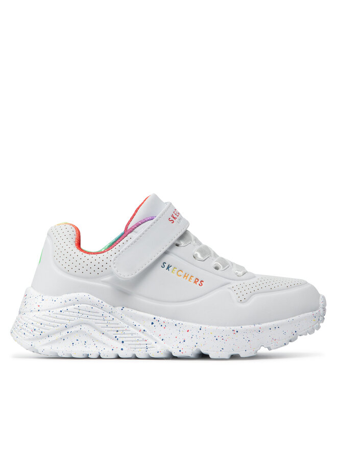 Skechers Sneakers Skechers Uno Lite Rainbow Specks 310457L/WMLT Alb
