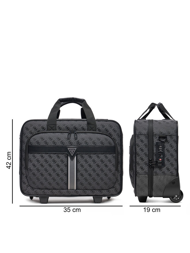 Guess Walizka kabinowa Guess TMNAST P5143 Czarny
