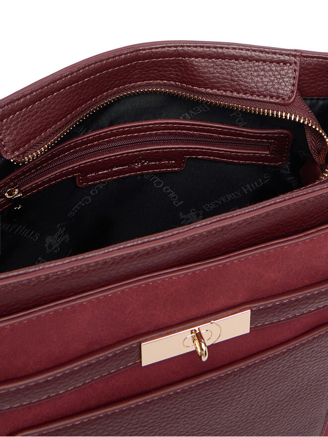 Beverly Hills Polo Club Handtasche Beverly Hills Polo Club CEO-BHPC-C-018-10 Dunkelrot