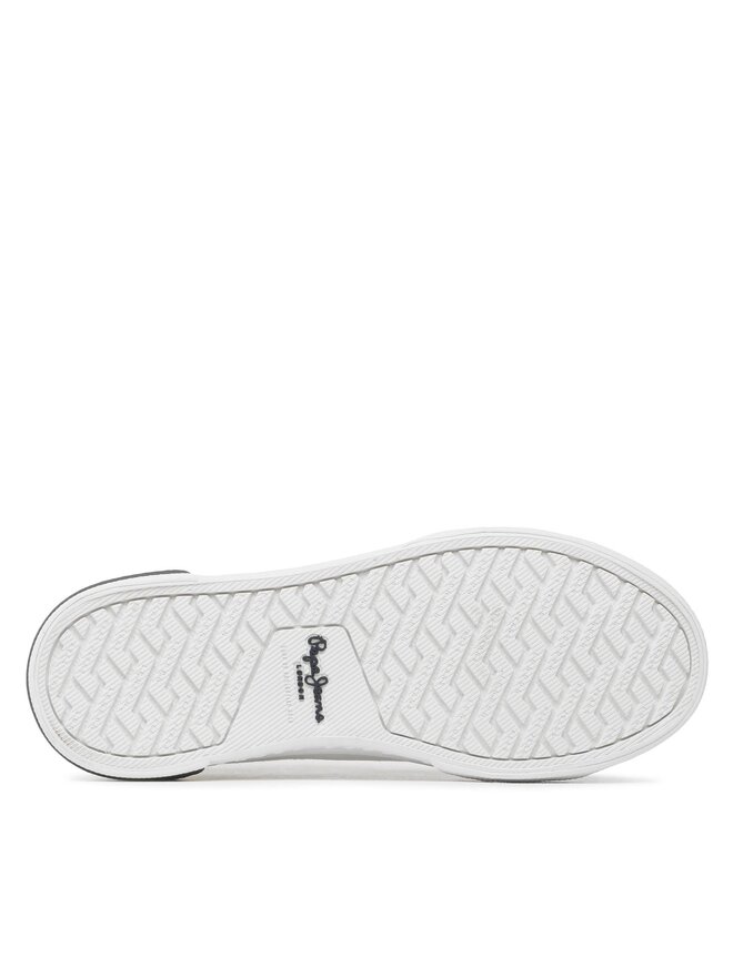 Pepe Jeans Sneakers aus Stoff Pepe Jeans Brady Basic Boy PBS30549 Weiß