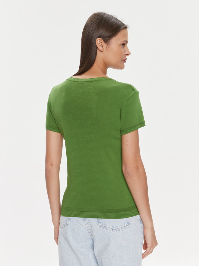 United Colors Of Benetton United Colors Of Benetton Marškinėliai 1091D1M10 Žalia Regular Fit