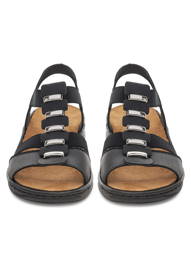 Rieker Basutės Rieker 64580-00 Juoda