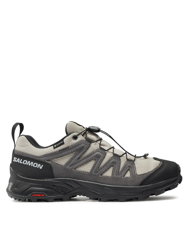 Chaussures de trekking Salomon X Ward Leather GORE TEX L47182100 Beige chaussures