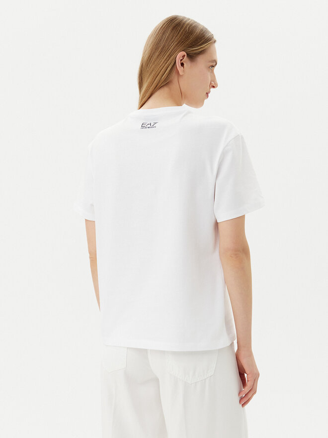 EA7 Emporio Armani EA7 Emporio Armani Camiseta 7W000491 AF12957 U0002 Blanco Regular Fit