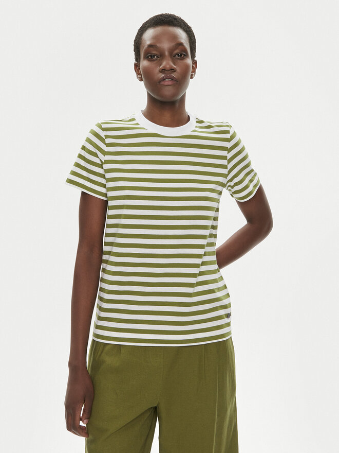 Tamaris Apparel Tamaris Apparel T-Shirt Dabra TAW0892 Grün Regular Fit