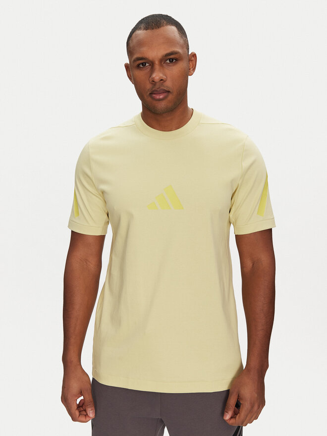 adidas adidas Marškinėliai Z.N.E. JD5981 Geltona Regular Fit