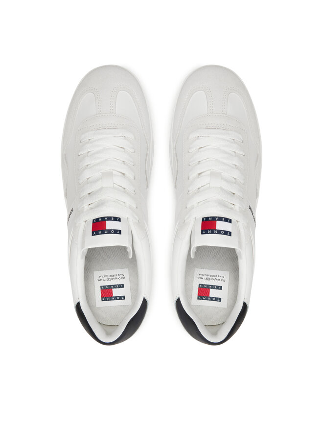 Tommy Jeans Sneakers Tommy Jeans Tjm Leather Retro Cupsole EM0EM01414 Écru