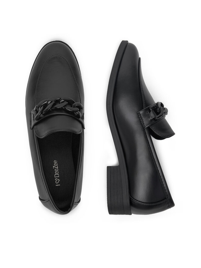 DeeZee Mokasyny DeeZee W4PH189501 Czarny