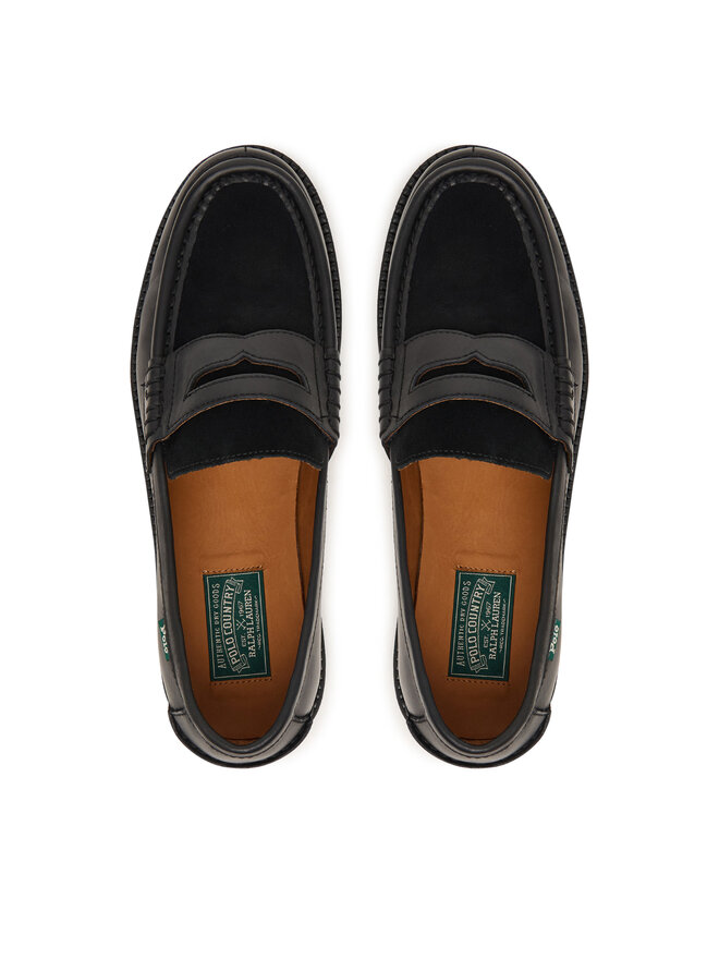 Polo Ralph Lauren Мокасини Polo Ralph Lauren Jett Penny 803P15858001 Чорний