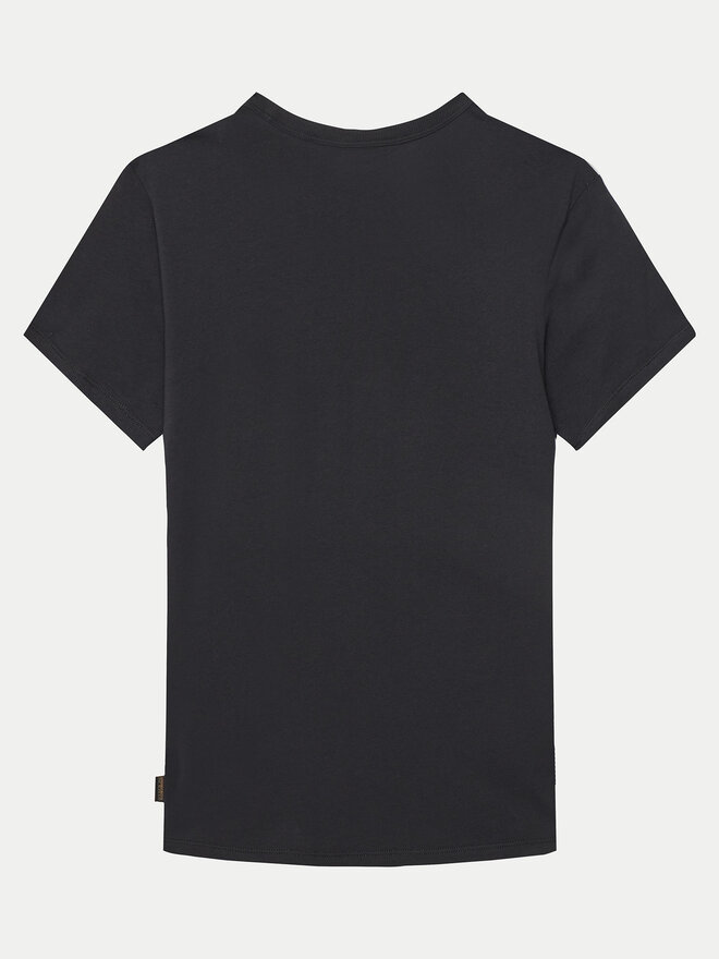 Napapijri Napapijri T-Shirt Chamois NP0A4ILE D Μαύρο Regular Fit