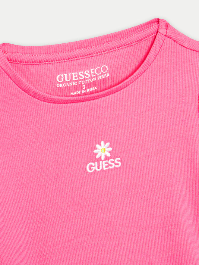 Guess Guess Camiseta K4YI14 KBZP4 Rosa Regular Fit