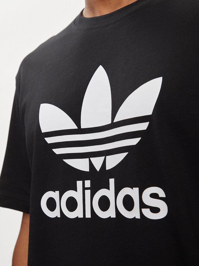 adidas adidas T-Shirt adicolor Trefoil IU2364 Schwarz Regular Fit