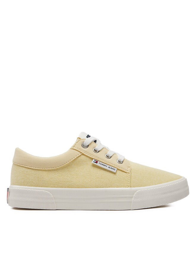 Tommy Jeans Πάνινα παπούτσια Tommy Jeans Tjw Vulc Skate Derby EN0EN02494 Κίτρινο