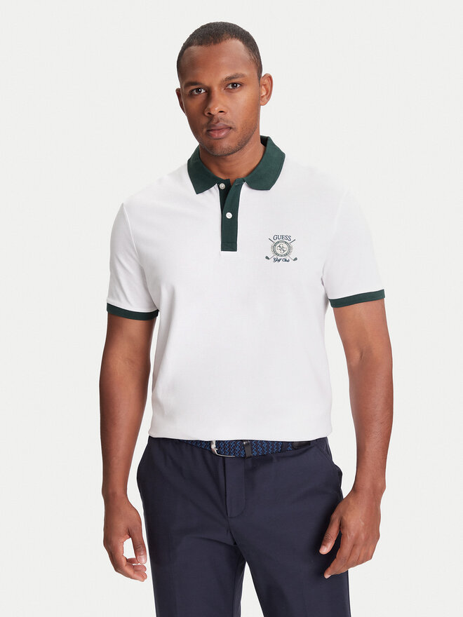 Guess Guess Poloshirt M5YP03 KCJV1 Weiß Regular Fit
