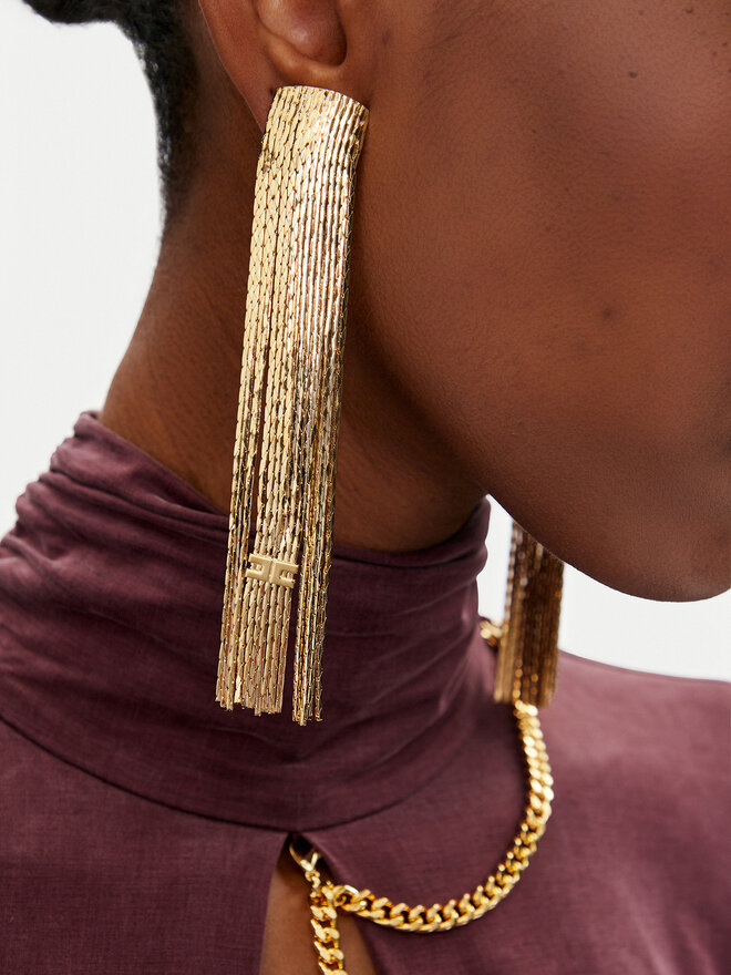 Elisabetta Franchi Orecchino a clip Elisabetta Franchi OR-11-B46E2-V290 Oro