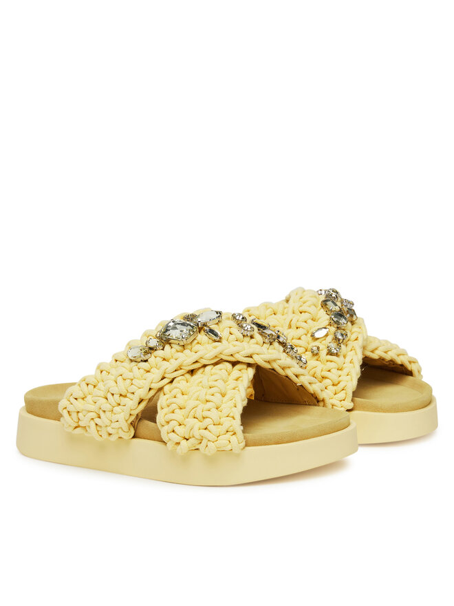 Inuikii Šľapky Inuikii Woven Stones 70104-106 Žltá