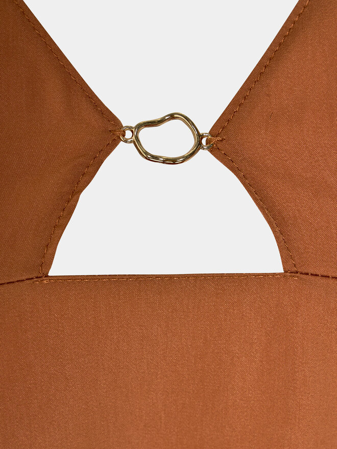 Bluebella Bluebella Pižama Nicole 42109 Oranžna Regular Fit