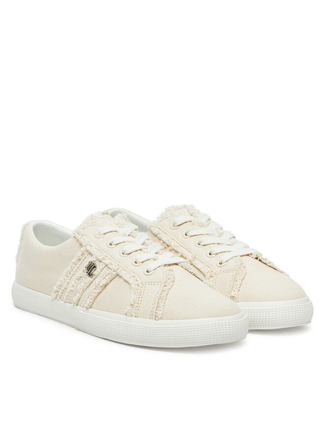 LAUREN RALPH LAUREN Sneakersy LAUREN RALPH LAUREN Janson Fray 802967040001 Écru