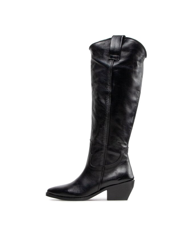 Simple Western csizmák Simple SL-15-02-000093 Fekete