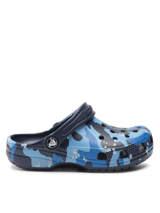 Crocs Pantoletten Crocs Classic Camo Clog K 207594 Blau