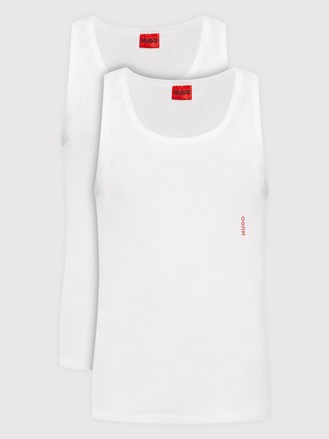 HUGO Hugo Σετ 2 tank tops 50469778 Λευκό Slim Fit
