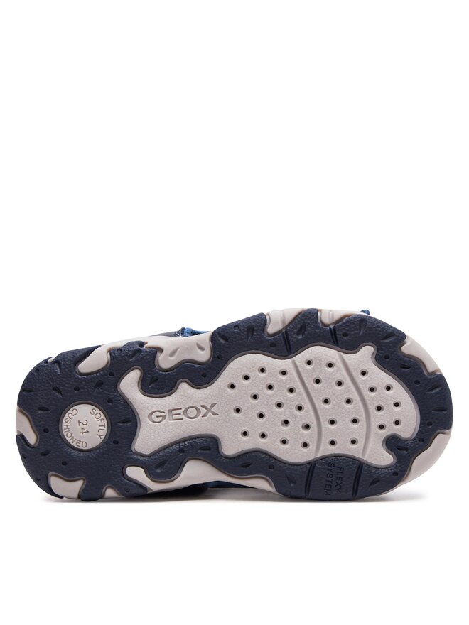 Geox Sandály Geox B Sandal Flaffee Boy B4559A 08515 C4002 S Tmavomodrá