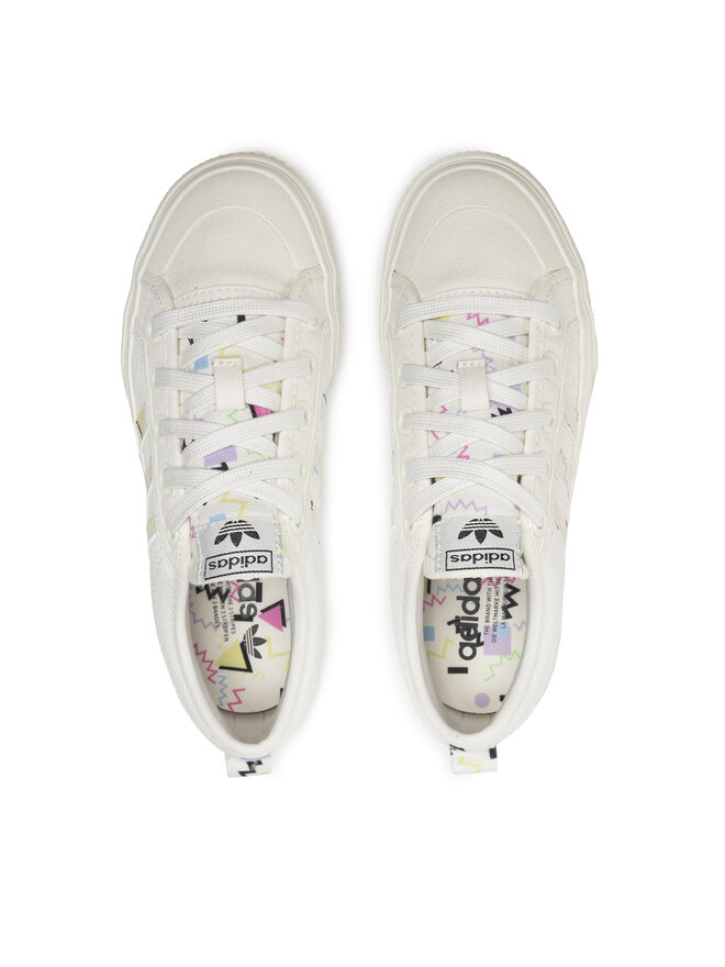 adidas Снікерcи adidas Nizza Platform W HQ8813 Білий