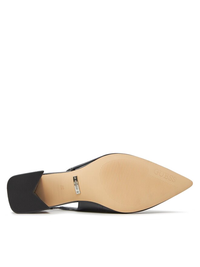 Guess Sandały Guess Zanda FLPZAN PAT05 Czarny
