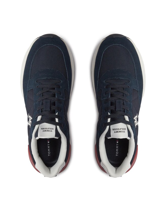 Tommy Hilfiger Sneakers Tommy Hilfiger Classic Elevated Runner Mix FM0FM04636 Blau