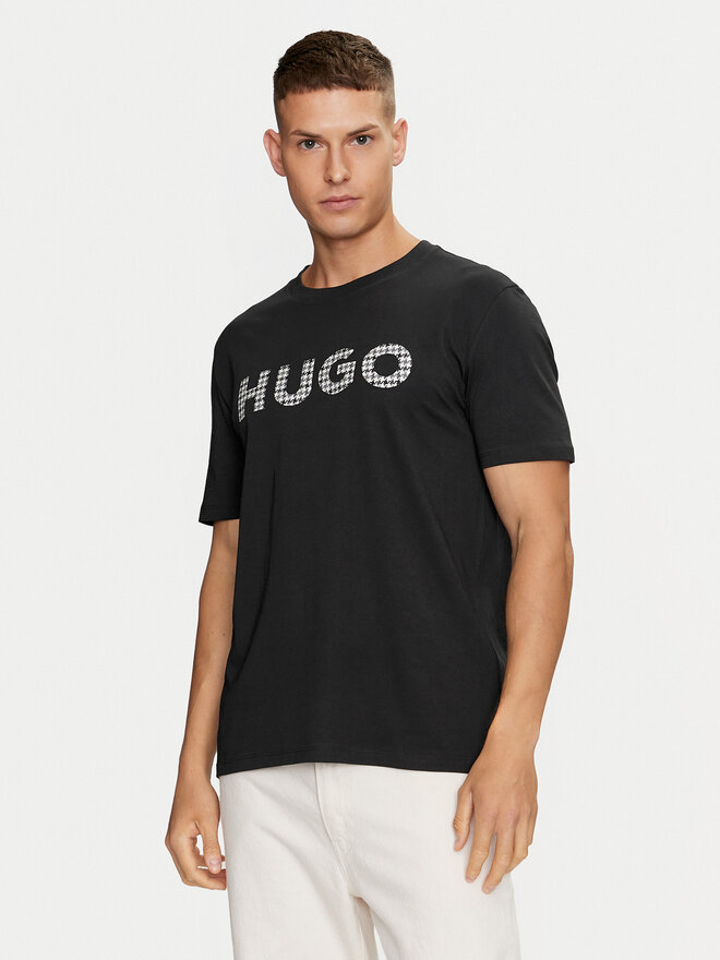HUGO Hugo T-Shirt Dulivio_U243 50519724 Schwarz Regular Fit