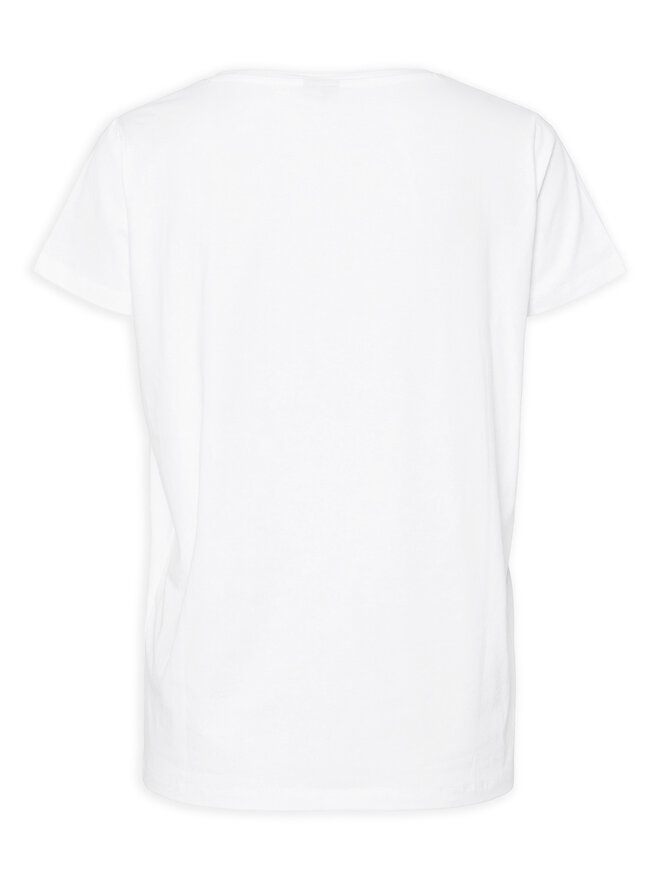 Pieces Pieces Marškinėliai Tilly 17157705 Balta Regular Fit