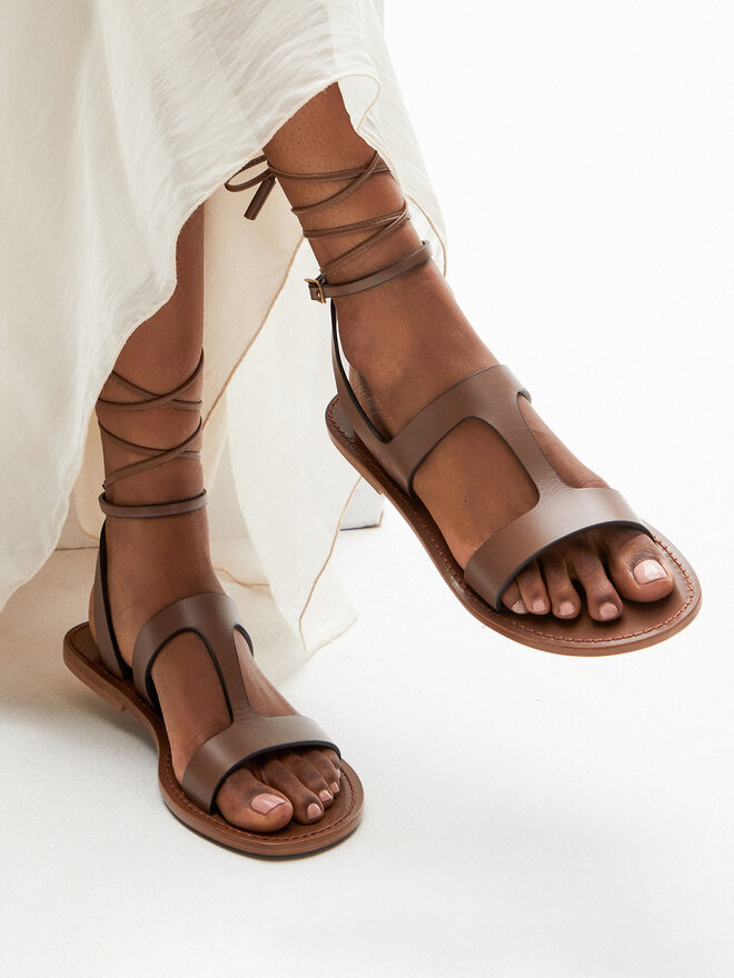 Босоніжки Weekend Max Mara 2515521075600 Коричневий | evzuttya.com.ua