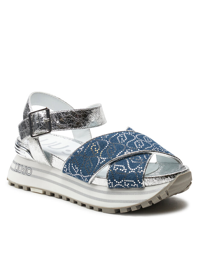 Liu Jo Sandali Liu Jo Maxi Wonder 11 BA4105 EX259 Blu scuro